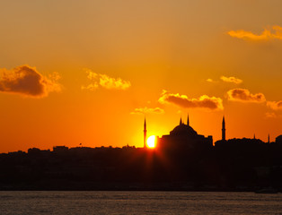 Sunset at istanbul