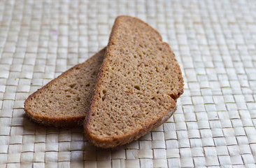 two pieces of bread