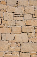 Background of stone wall from sandstone