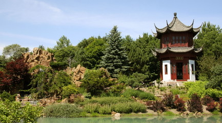 Fototapeta na wymiar temple asiatique