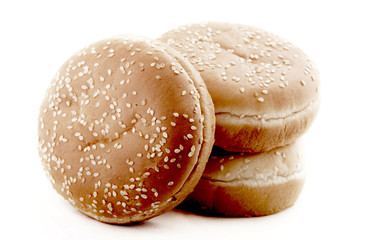 buns white background
