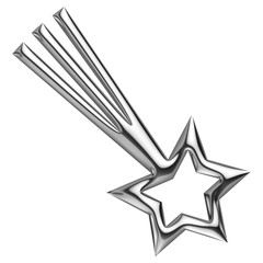 Etoile filante de chrome