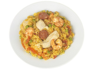 Chicken and Prawn Paella