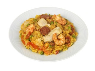 Chicken and Prawn Paella