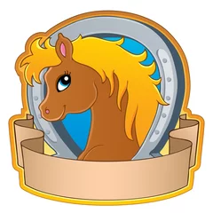 Door stickers Pony Horse theme image 3