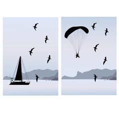 Rest on the water and in the air