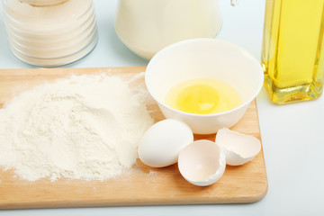 Different products to make bread