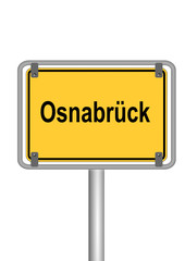 Ortsschild Osnabr&uuml;ck