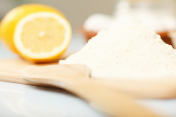 Different products to make bread