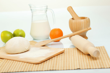 Different products to make bread