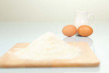 Different products to make bread