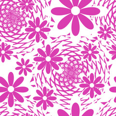Fototapeta na wymiar Floral background pattern