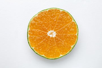 Orange Portion with Clipping Path