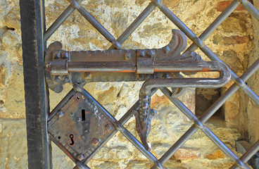 Italy, San Leo ancient castle locker