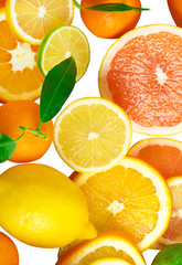 Mix of sitrus slice