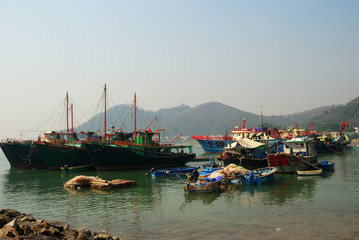 Floating village, Tai O, Hongkong