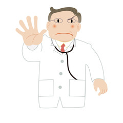 ドクターストップをかける医師