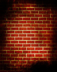 Plakat Grunge brick wall