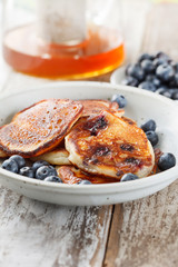 Blueberry pancakes