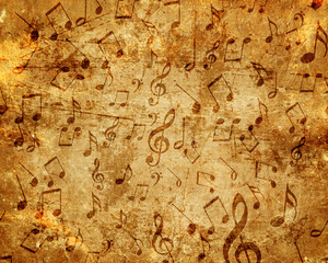 Old music sheet