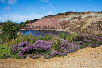 Parys Mountain an ancient open cast mine