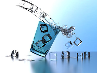 water drink crash
