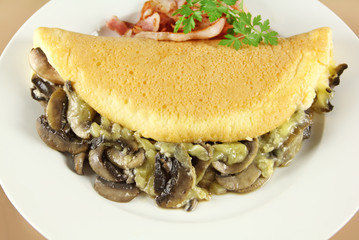 Mushroom Omelette