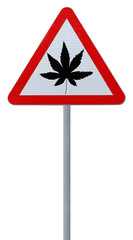 Marijuana Leaf Sign