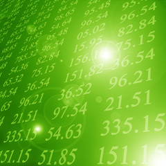 Electronic stock numbers