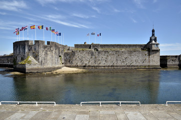 Ville Close of Concarneau in France
