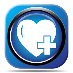 HEART PLUS ICON