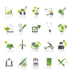 Internet and Website Portal icons - vector icon set