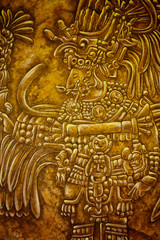 Fototapeta na wymiar Old Mayan Art
