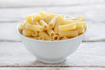 bowl of uncooked macaroni