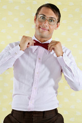 Geek Adjusting Bowtie