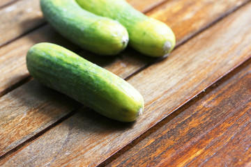 fresh cucumbers