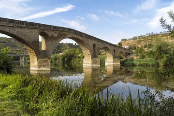 Fototapeta na wymiar Most Puente la Reina, Navarre, Hiszpania
