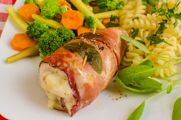 Chicken saltimbocca