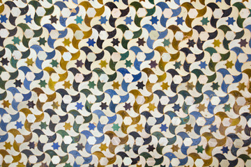 Moisaic in Alhambra, Granada. - 44454602