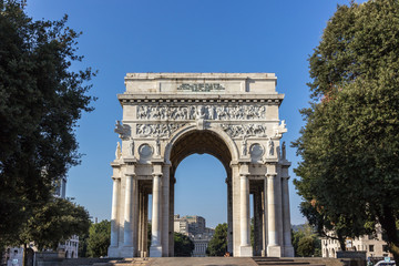 Fototapeta premium Victory square in Genoa