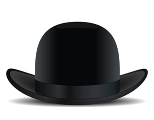 Bowler hat.