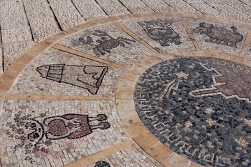 Mosaik in Tel Aviv/Yaffo