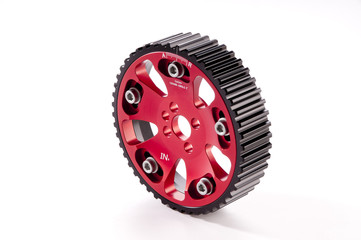 New adjustable pulleys for a camshaft
