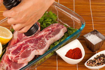 Seasoning with pepper