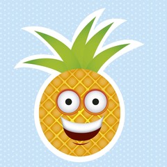 Cartoon pineapple