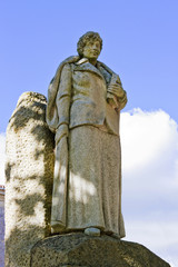 Rosalia de Castro statue