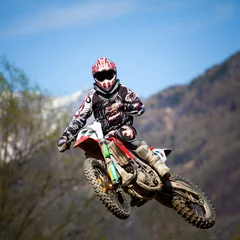 Plexiglas foto achterwand vrije stijl motorcross © Silvano Rebai