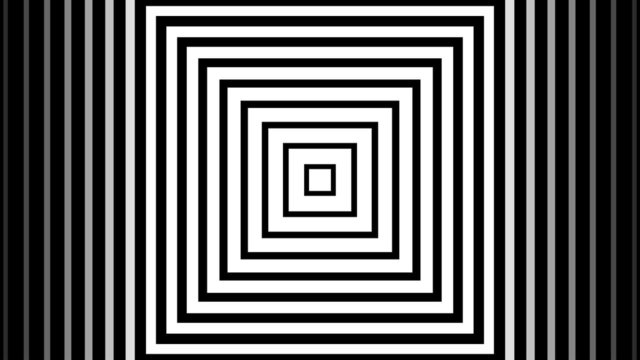 Geometric shapes looping animation