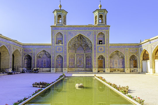 Nasir al-Molk Mosque in Shiraz, south Iran