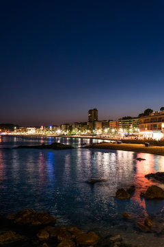 Lloret de Mar at night